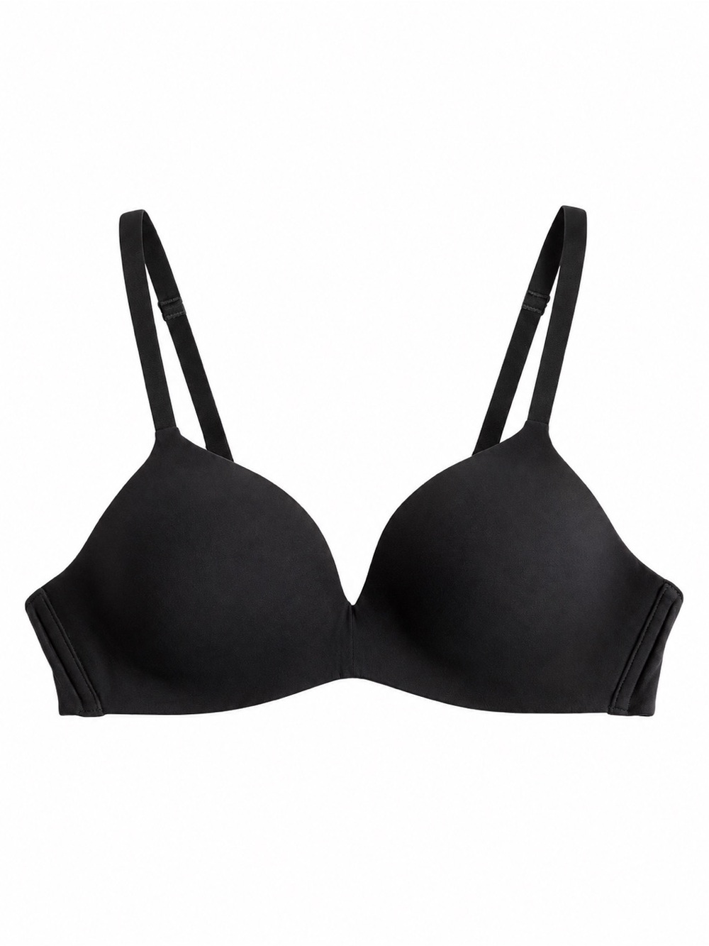 Wacoal How Perfect Wire Free T-Shirt Bra Black Sz 36DD # 852189 fan favorite